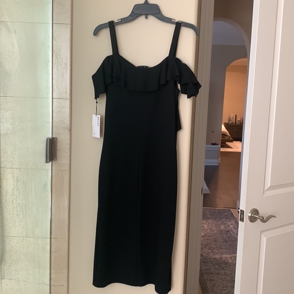 Perfect little black dress, stretchy crepe - Picture 4 of 4